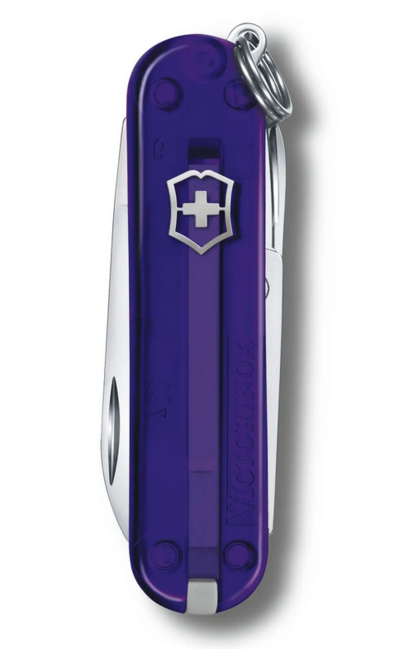Victorinox Classic SD 7 Function Translucent Purple Pocket Knife