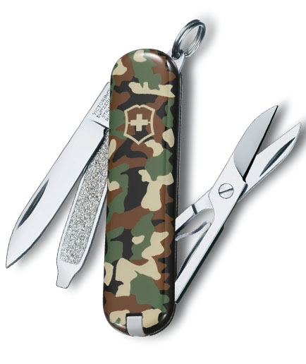 Swiss army knife - Victorinox CLASSIC camouflage 0.6223.94 | 0.6223.94 ...